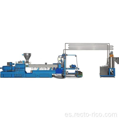 Línea de extrusión de granulación submarina